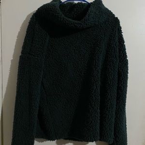 Forest Green Sherpa Turtleneck